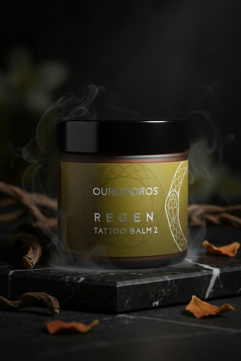 Ouroboros Regen Tattoo Balm 2 - Frosted Jar